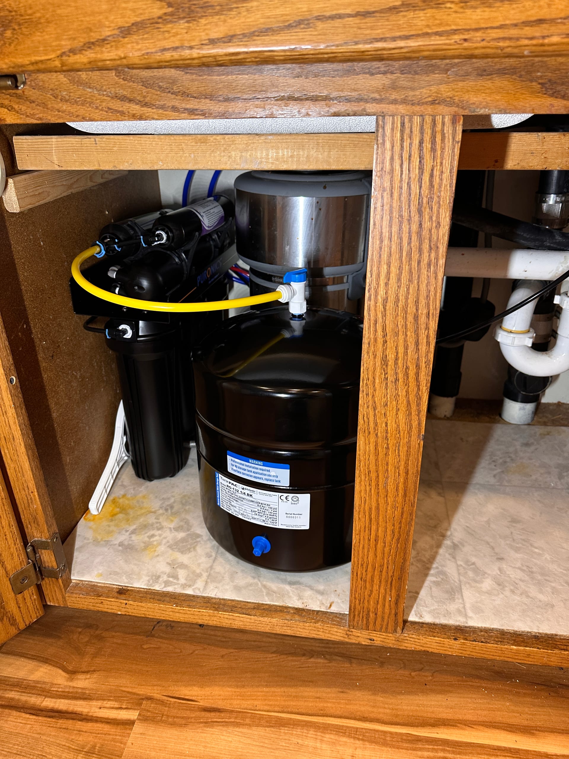 Under Sink RO Drinking Water System