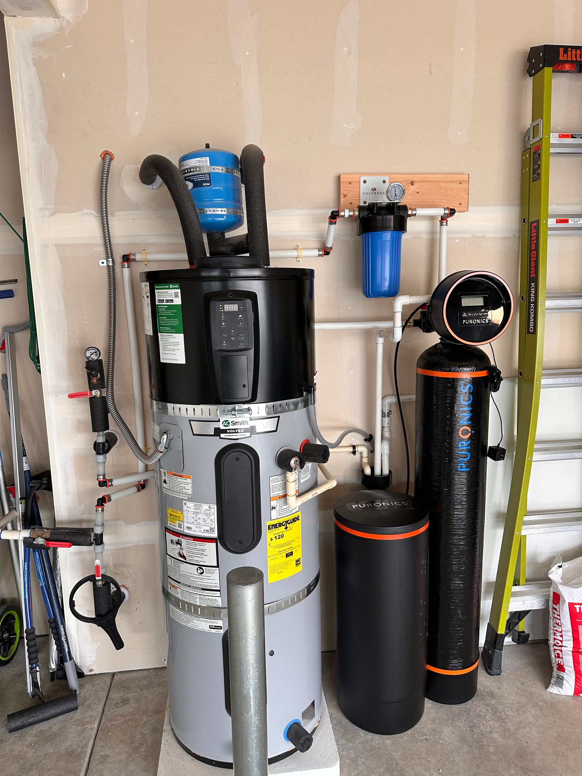 Combined Whole House + New Water Heater