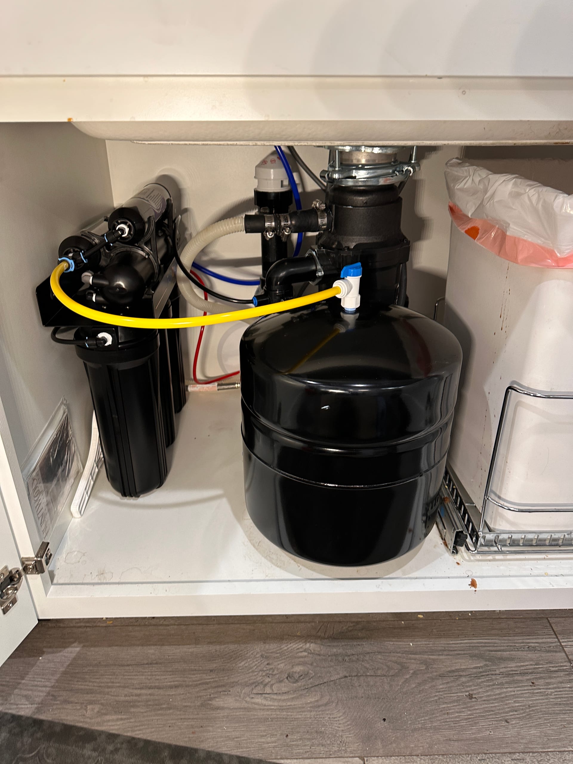 RO with Pressure Tank Under Sink